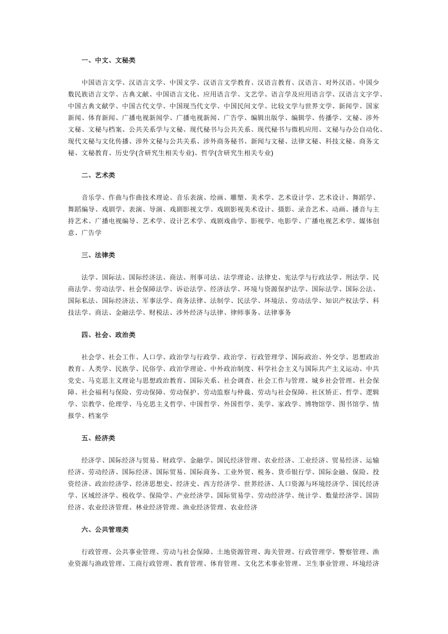 一中文文秘类中国语言文学汉语言文学中国文学汉语言文学教育_第1页