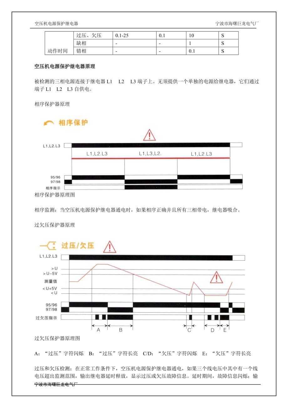 空压机电源保护继电器_第5页