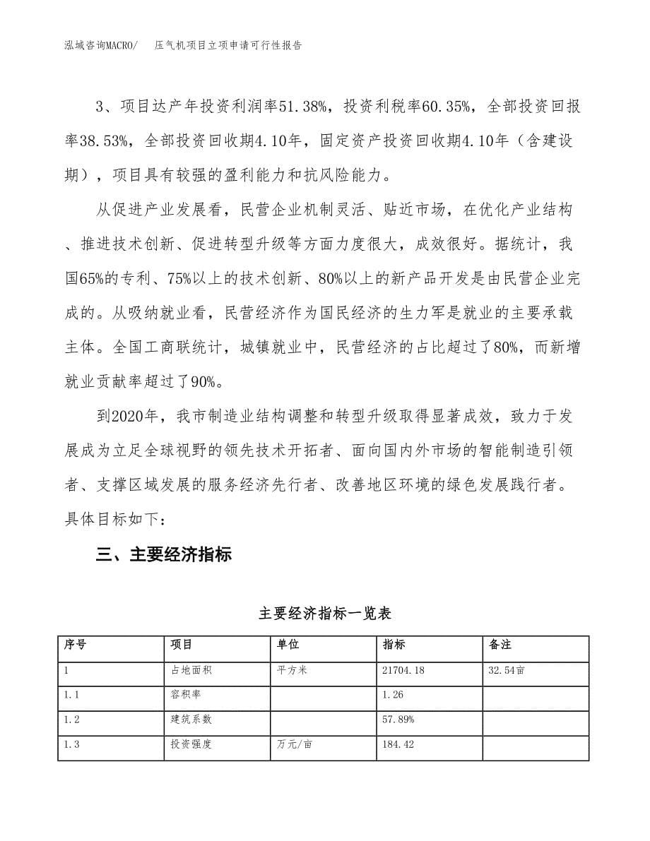 压气机项目立项申请可行性报告_第5页