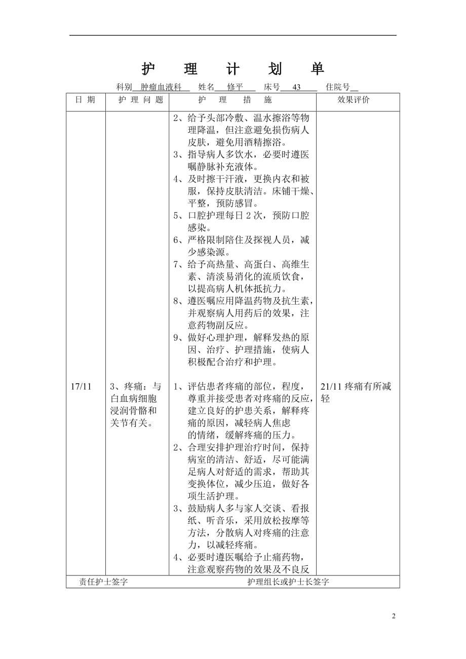 白血病护理计划_第2页