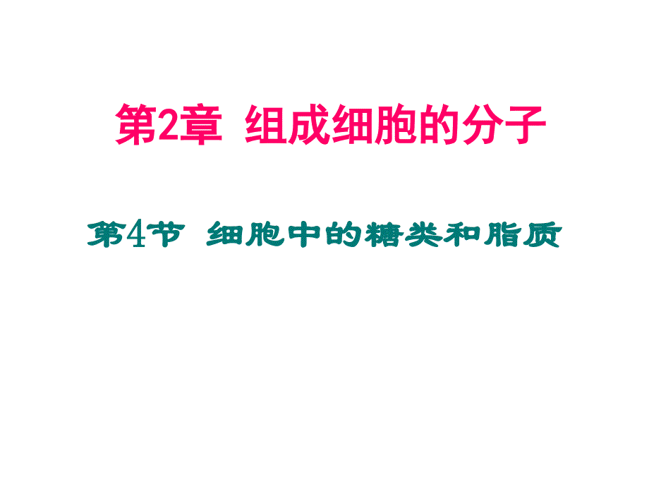 糖类和脂质表格_第1页