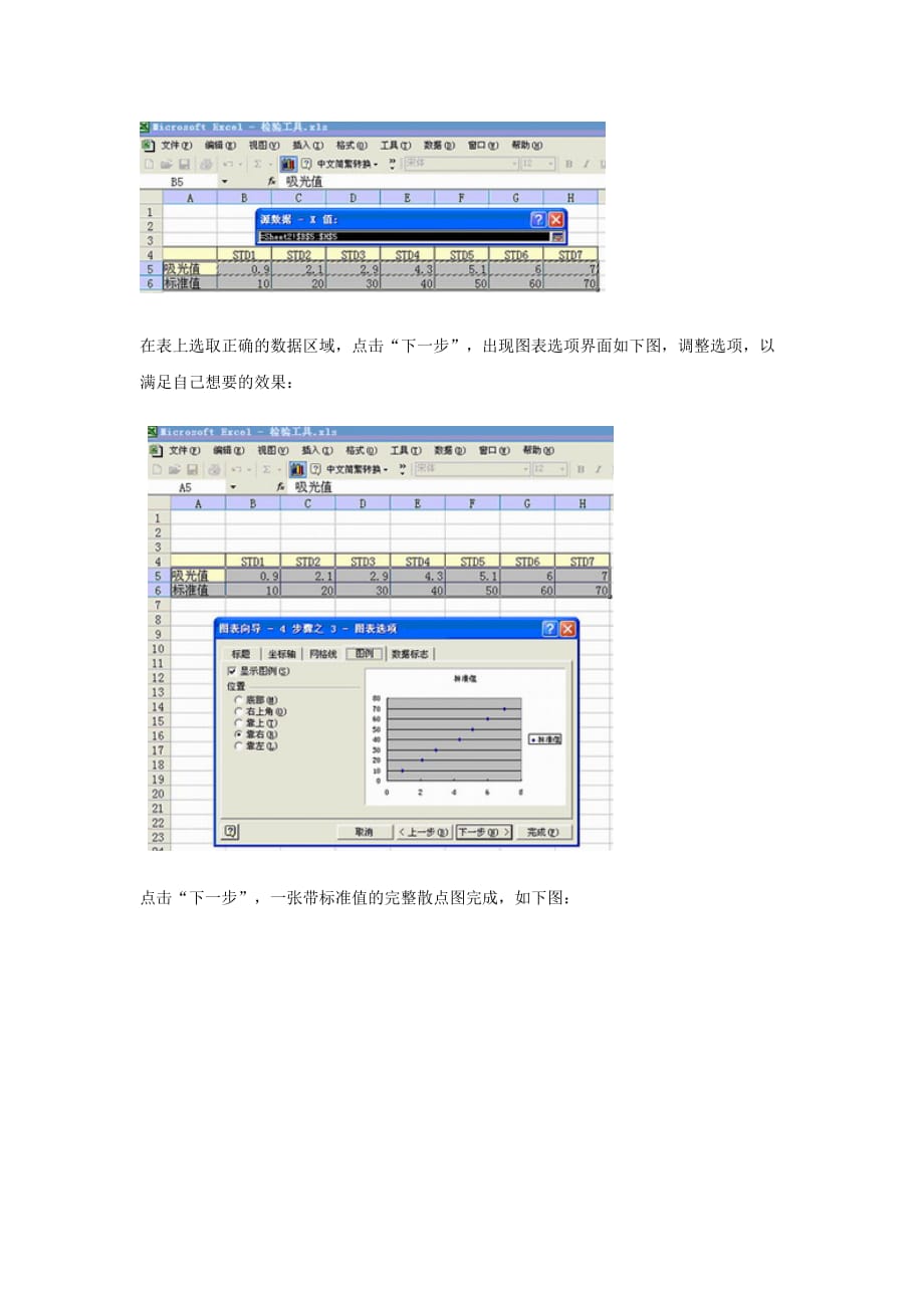 用excel绘制标准曲线_第3页