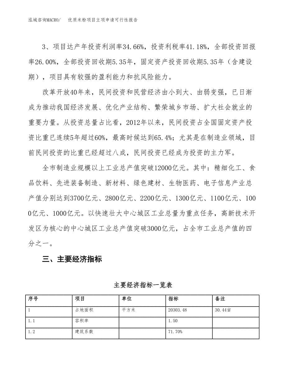 优质米粉项目立项申请可行性报告_第5页