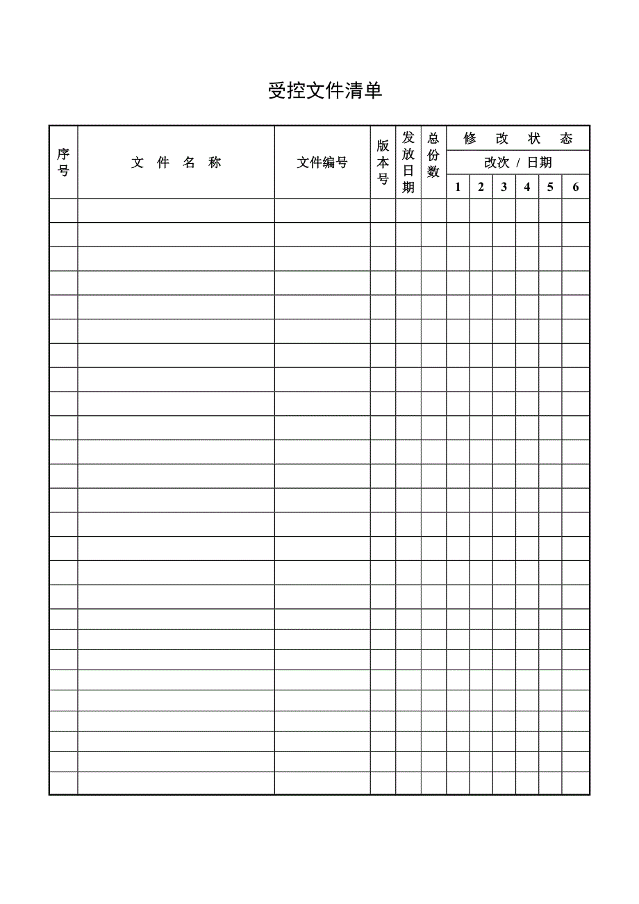 iso各类表格记录_第1页