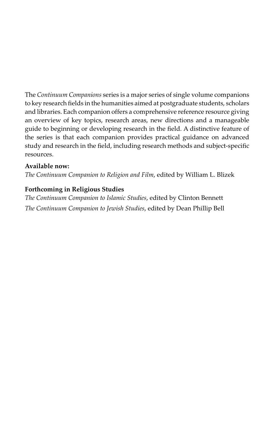 The Continuum Companion to Hindu Studies 2011_第3页