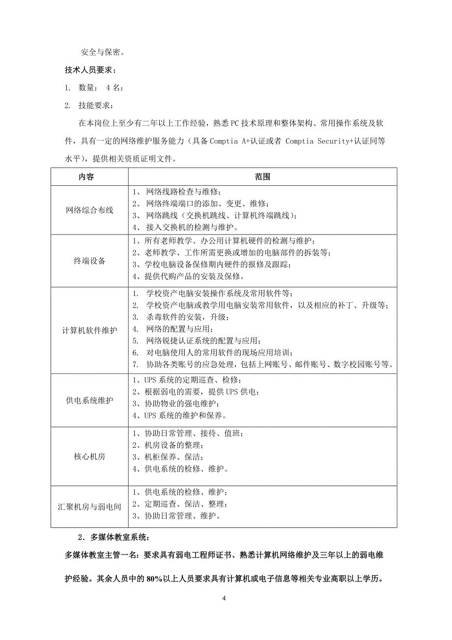 大学弱电运维需求_第4页