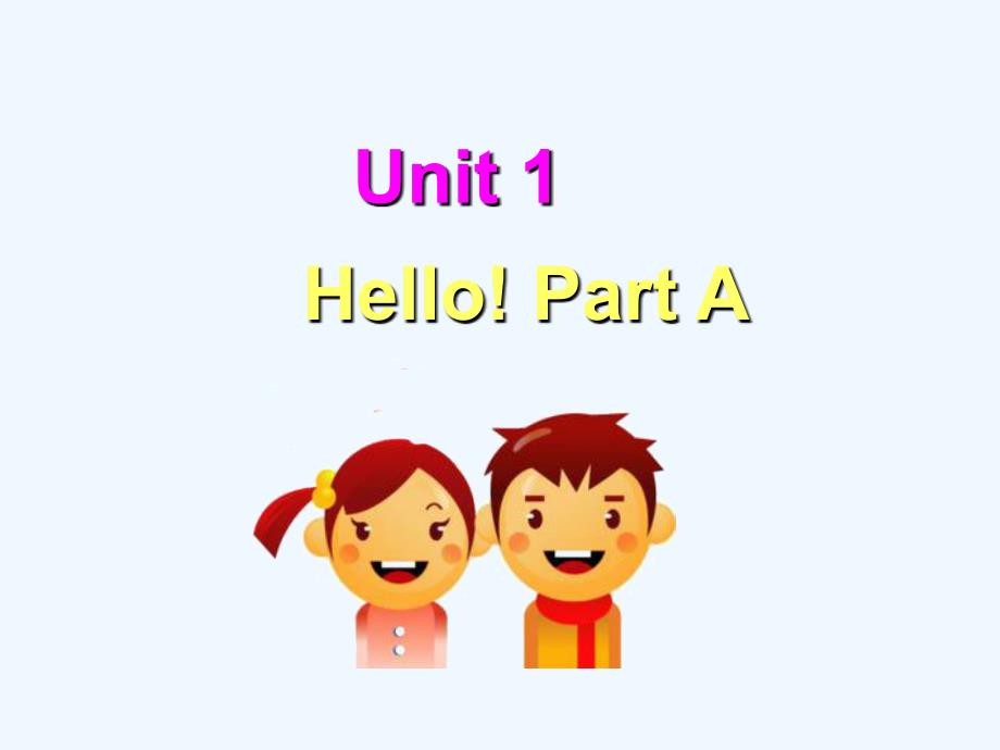 unit 1hello! part a 课件_第1页