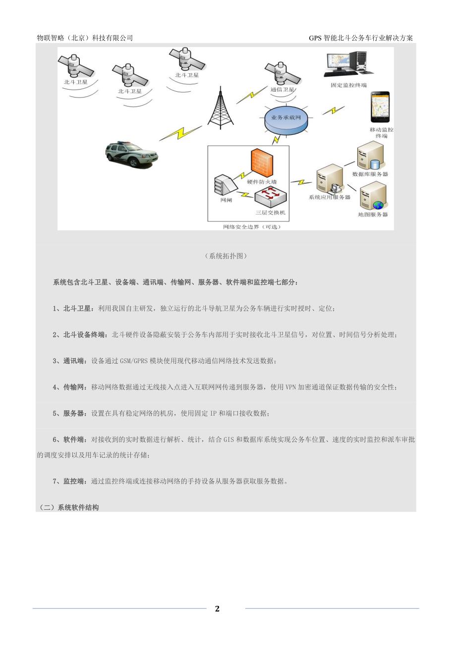 gps智能北斗公务车行业解决方案物联智略_第2页