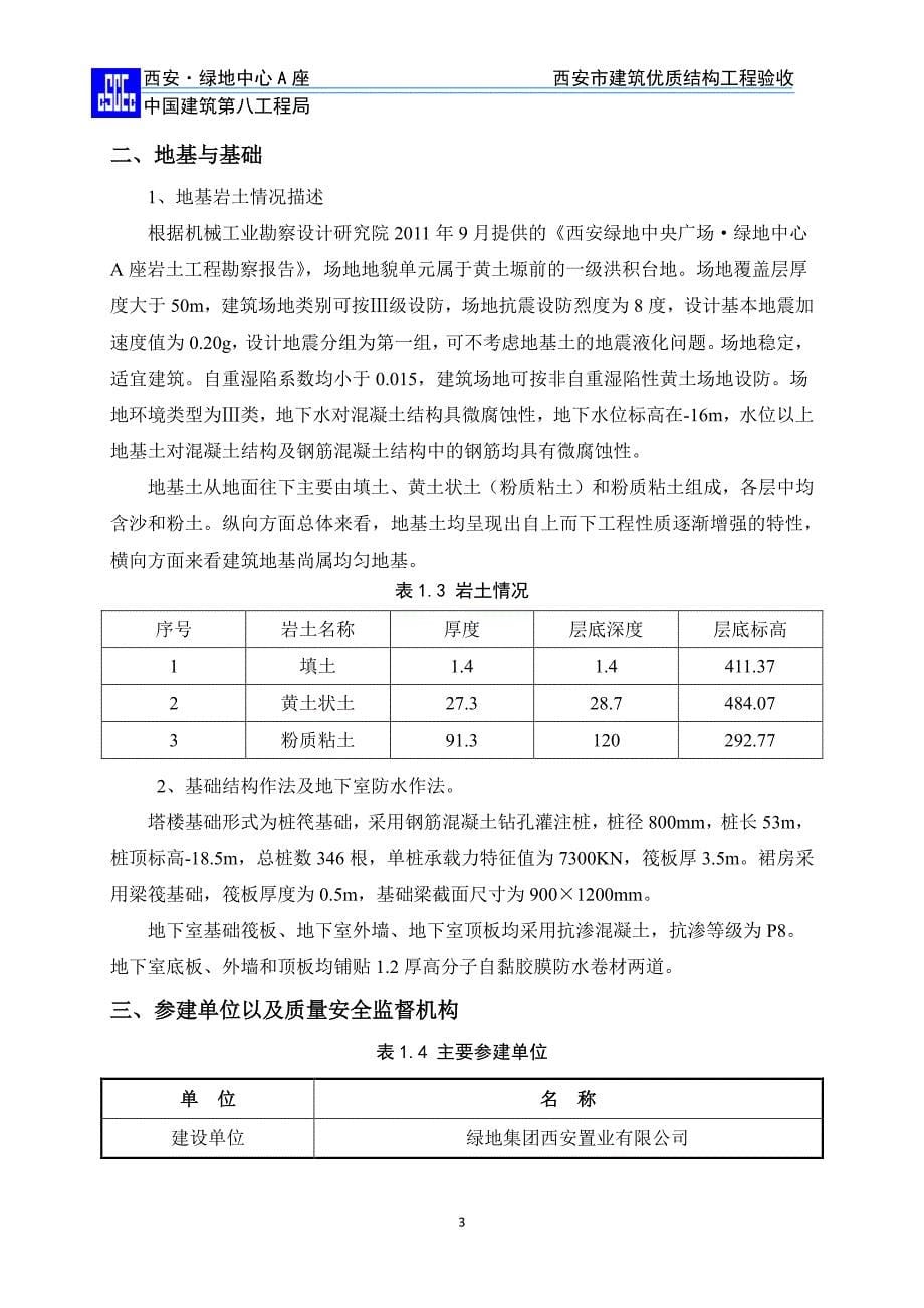 西安市优质建筑结构工程验收_第5页