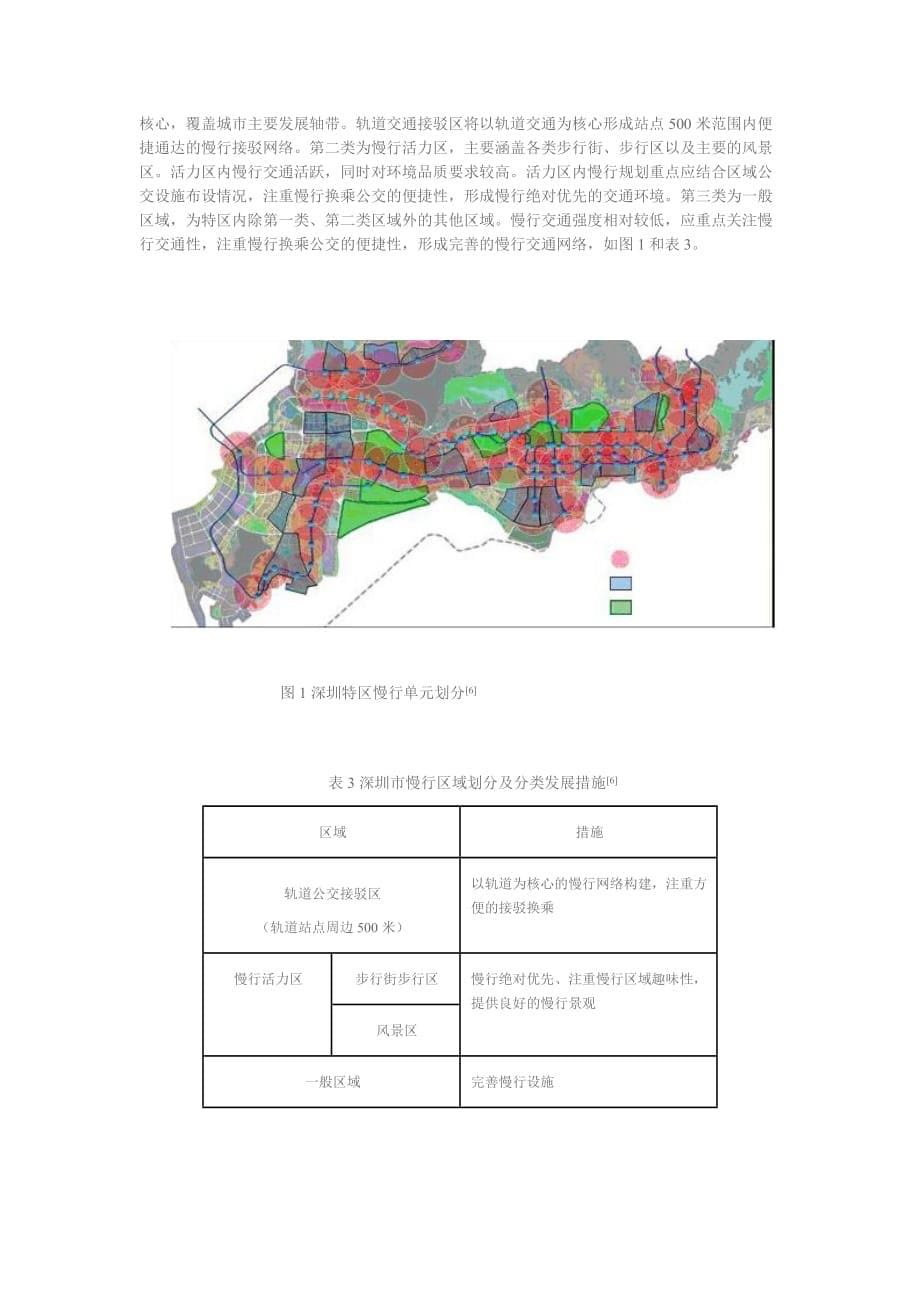 城市慢行交通发展策略与规划研究以深圳特区为例_第5页