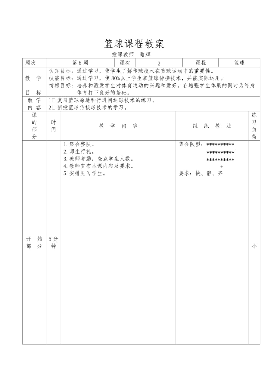 篮球传球教案(同名12280)_第1页