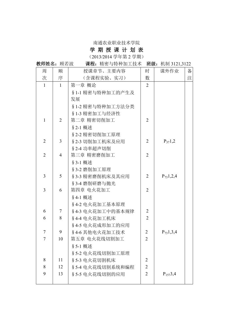 精密制造与特种加工课程计划顾若波_第3页