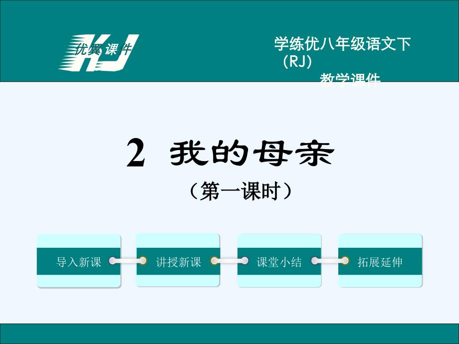 语文人教版八年级下册我的母亲课件_第1页