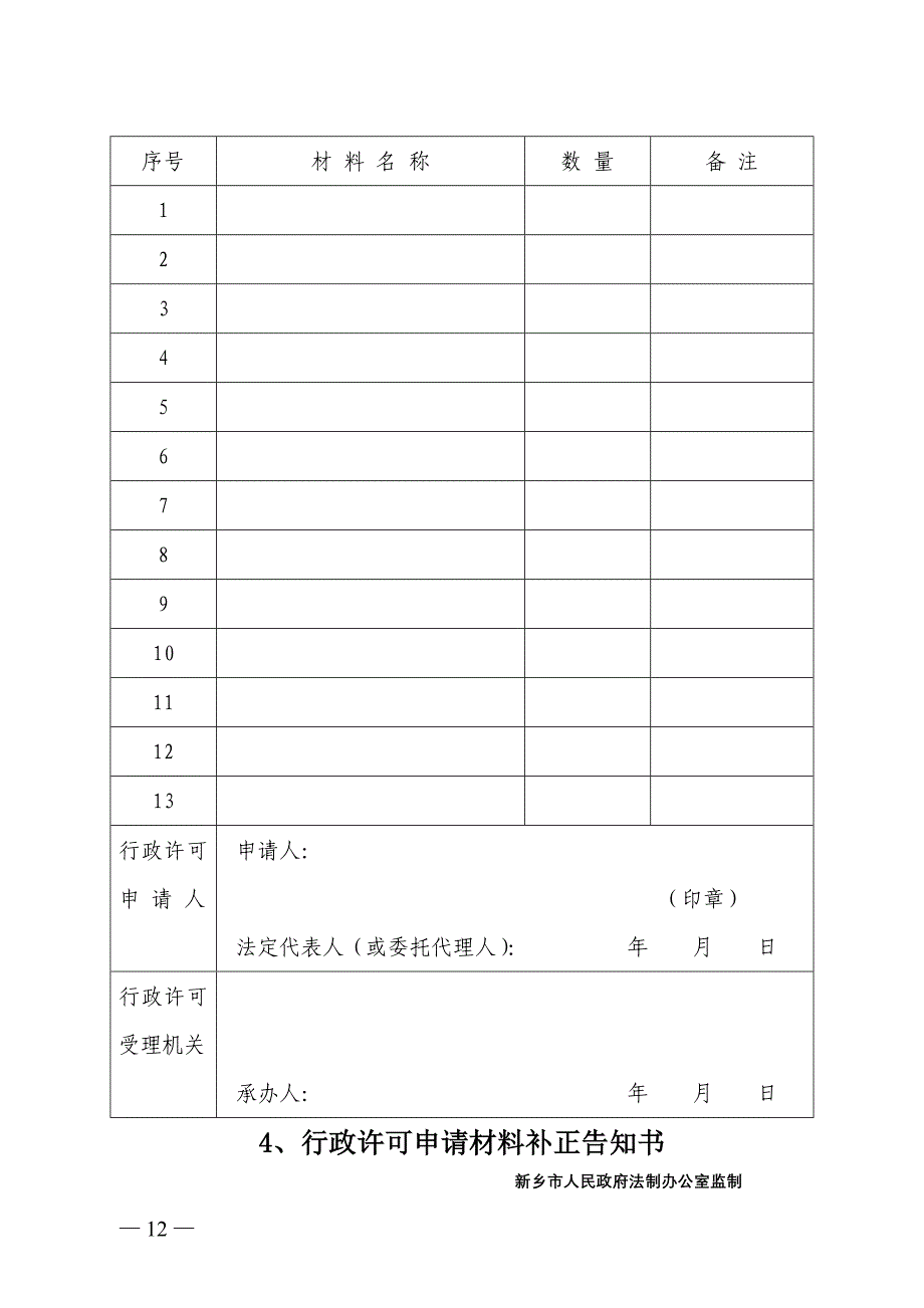 行政许可文书(范本)_第4页