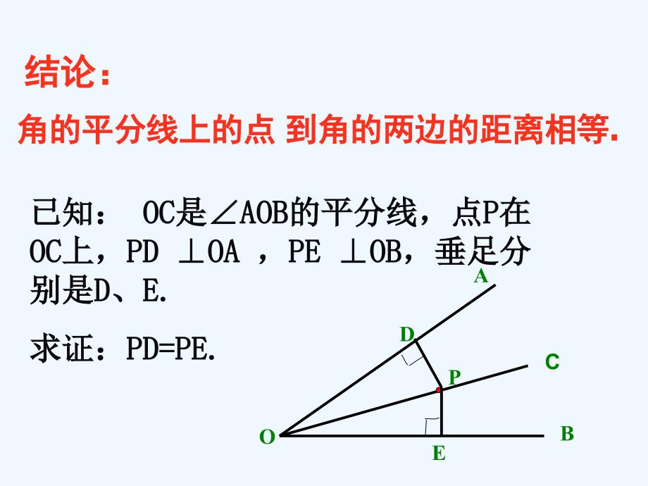 数学人教版八年级上册角平分线的性质第一课时_第3页