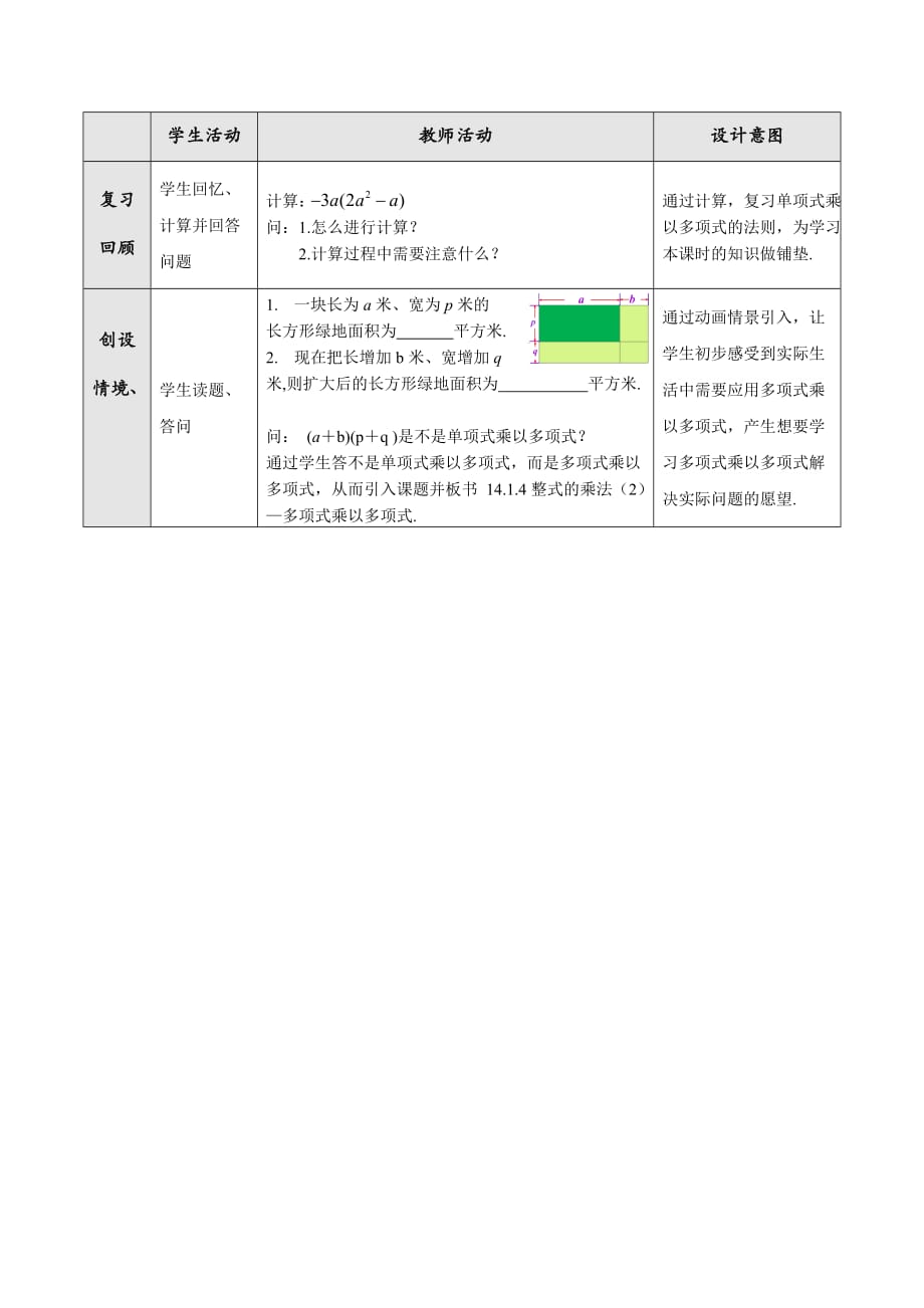 数学人教版八年级上册复习回顾、情境导入_第1页