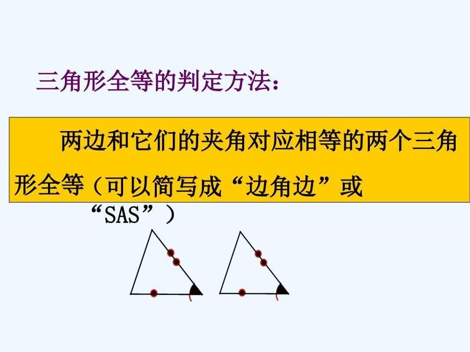 数学人教版八年级上册全等三角形sas_第5页