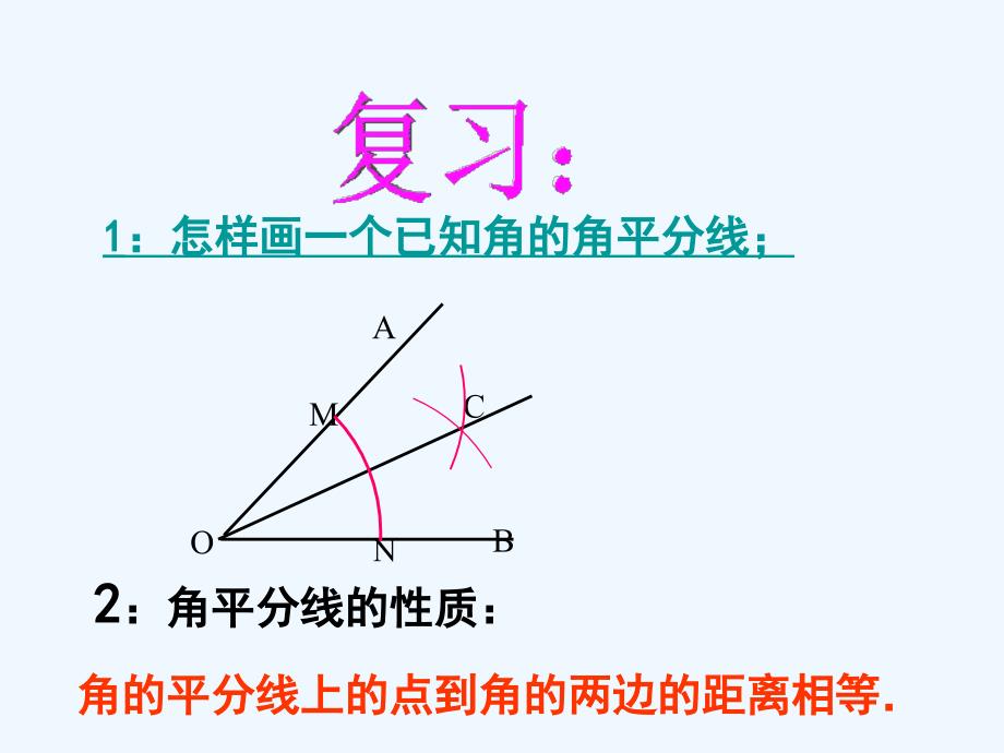 数学人教版八年级上册123 角平分线性质_第2页