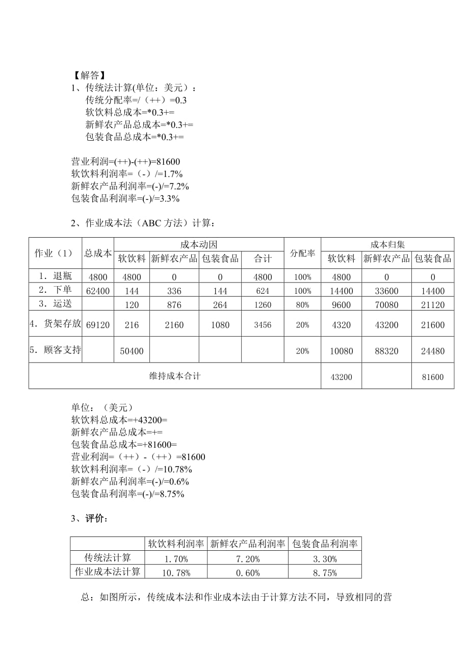 管理会计作业(同名12273)_第2页