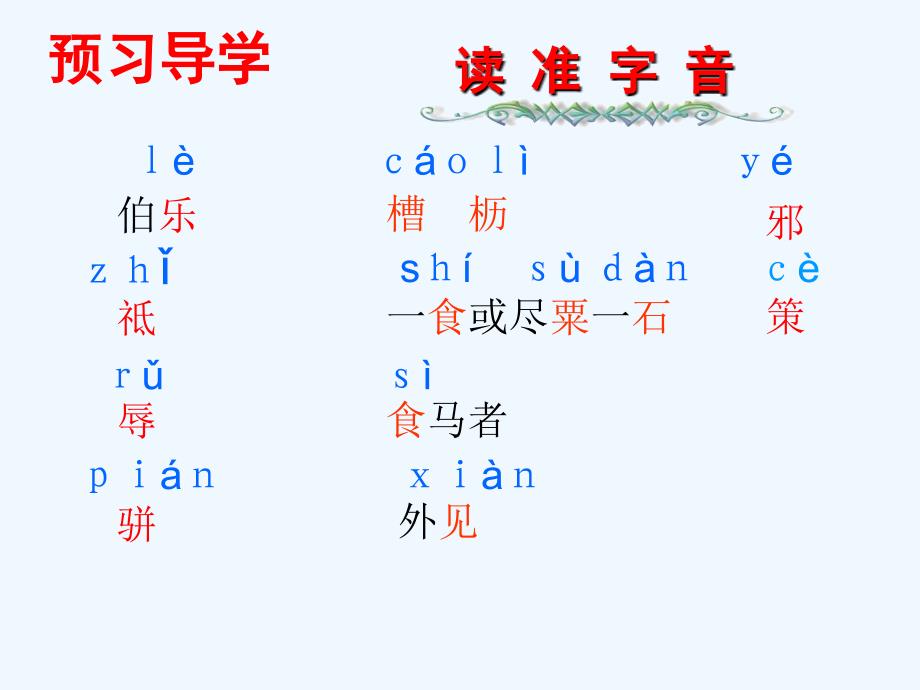 语文人教版八年级下册《马说》课件_第3页