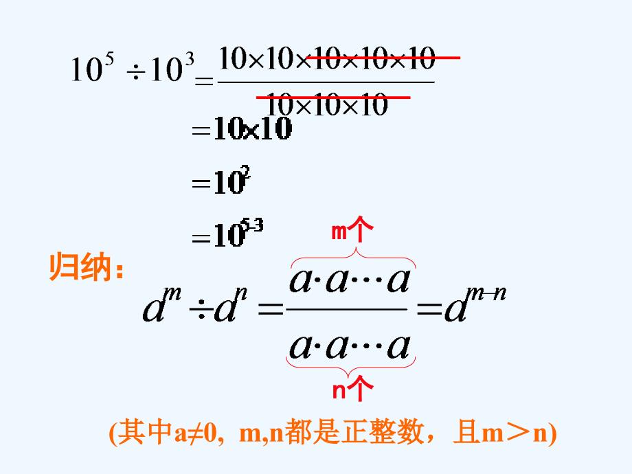 数学人教版八年级上册同底数幂的除法.1.4同底数幂的除法(111)_第4页