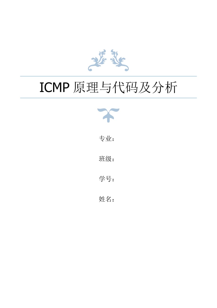 编程实现发送icmp协议数据包_第1页