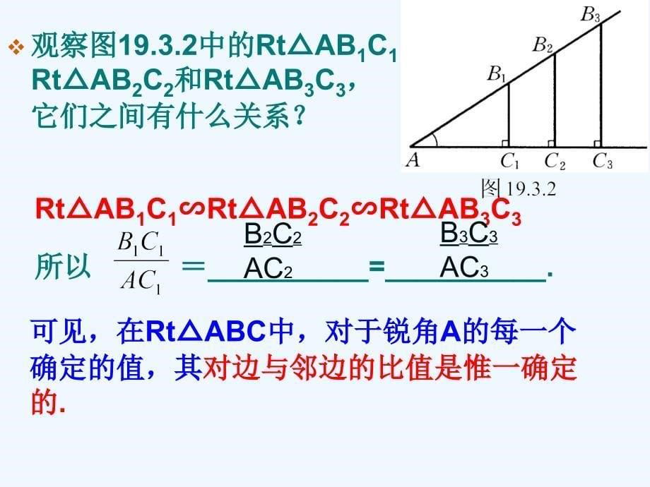 数学北师大版九年级下册锐角三角形函数_第5页