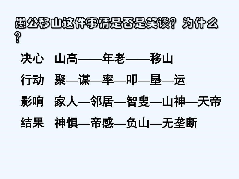 语文人教版九年级下册23课 愚公移山_第5页