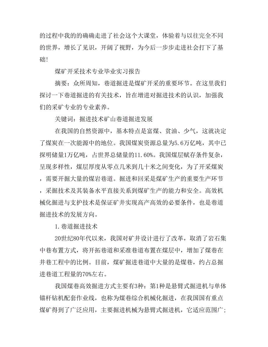 2019年关于采掘的实践报告_第2页