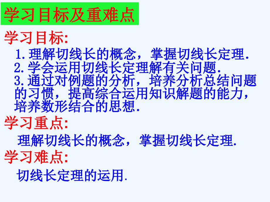 数学北师大版九年级下册3.7《切线长定理》.7切线长定理（共14张ppt）_第2页