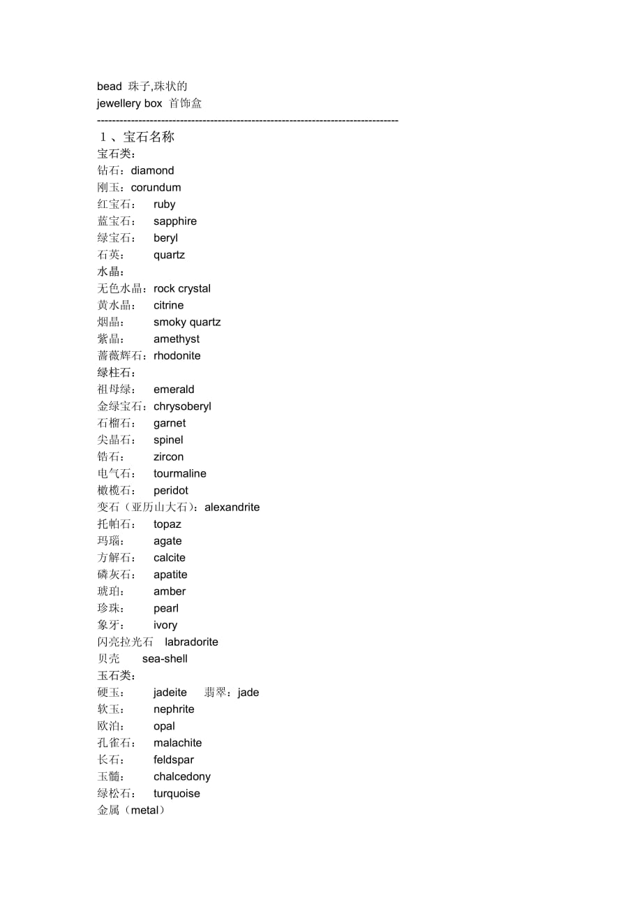 饰品英语大全(1)_第3页