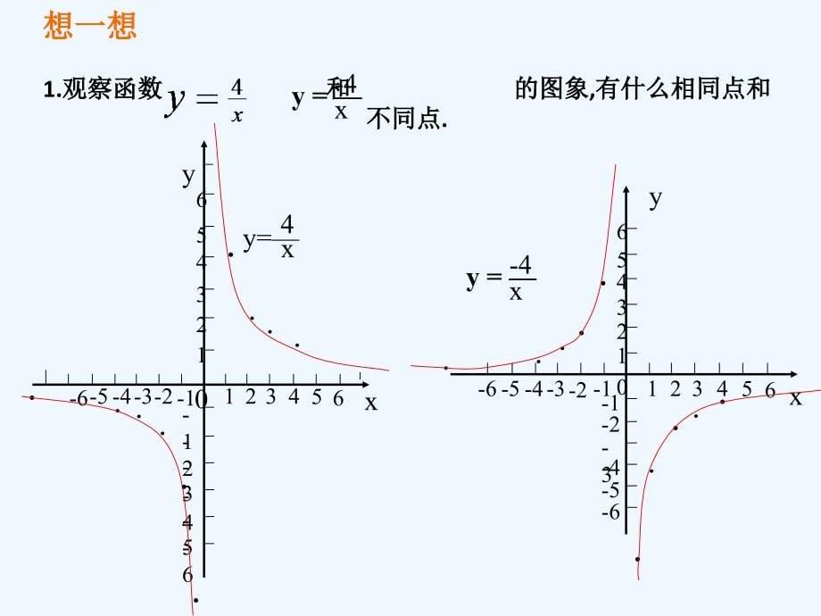 数学北师大版九年级上册反比例函数图像和性质_第5页