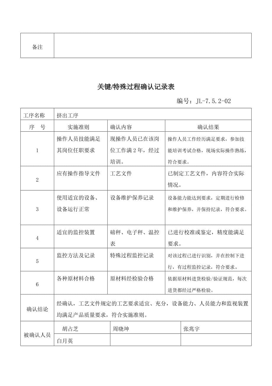 关键特殊过程确认记录表资料_第5页