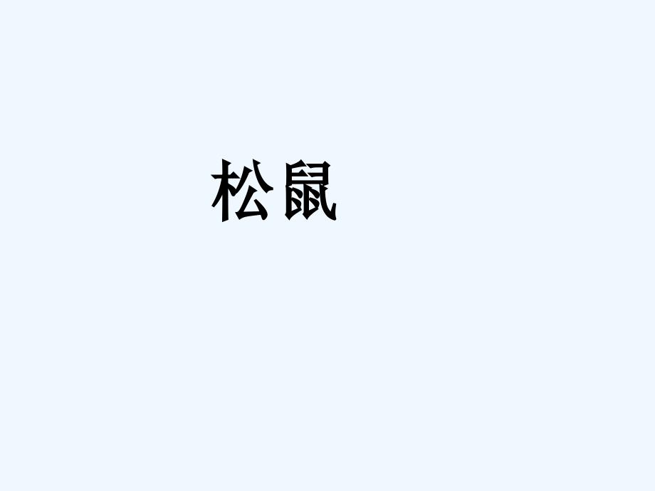 《松鼠》课件7_第1页