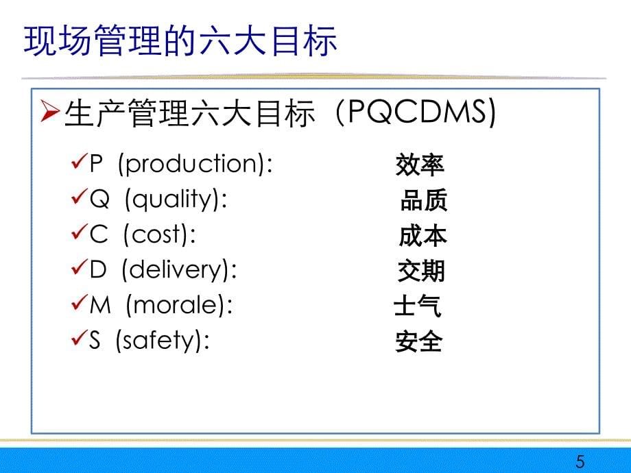 最新施工项目管理培训-生产成本控制与现场七大浪费_第5页