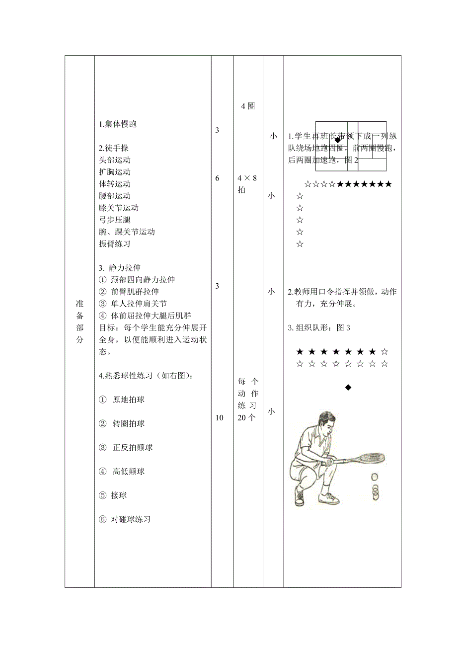 网球专项课教案(第1周)_第2页