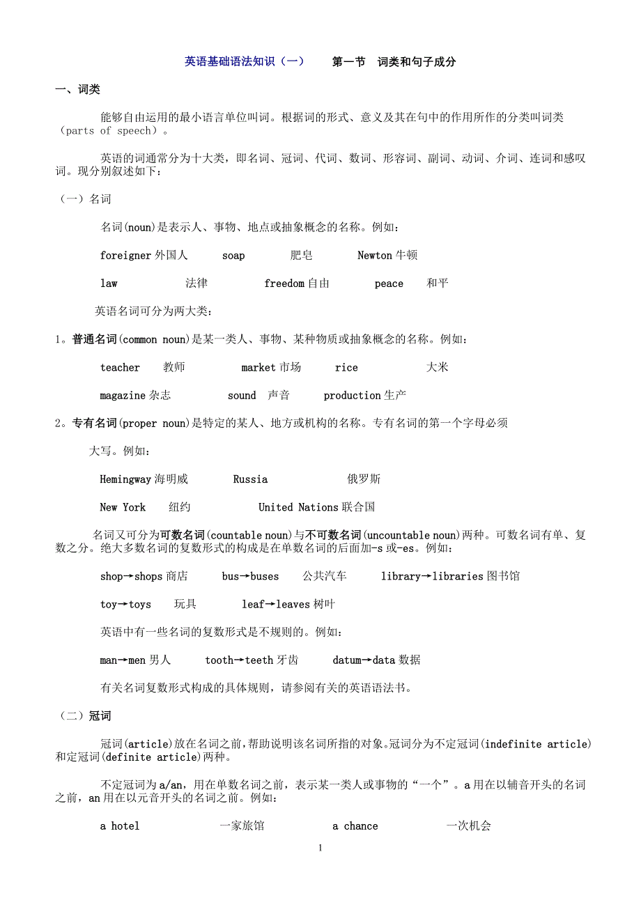 英语语法基础适合入门者(同名20841)_第1页