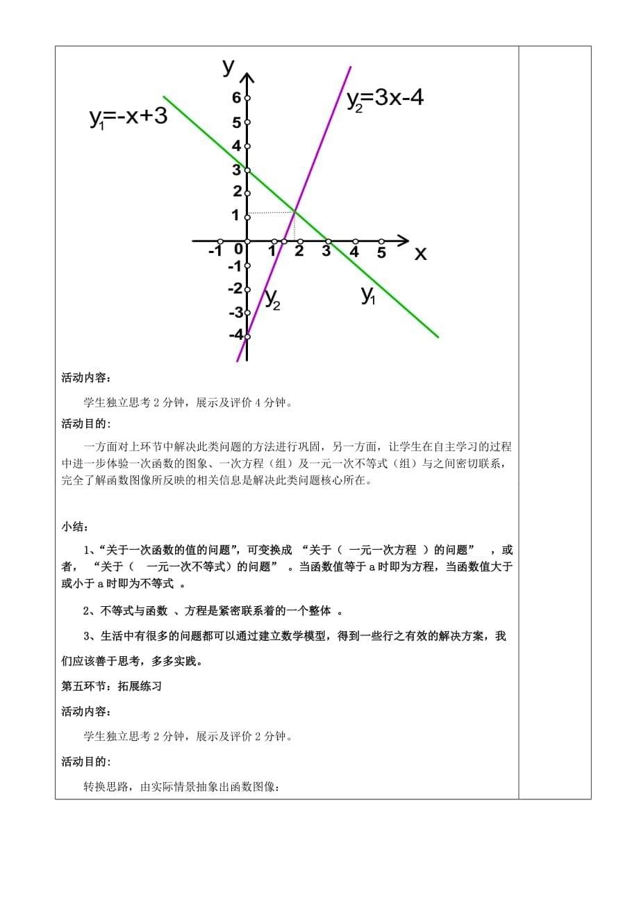 数学北师大版八年级下册生活中的函数图像_第5页