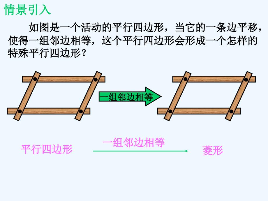 数学北师大版九年级上册菱形的性质与判定1.1 菱形的性质与判定(1)_第4页