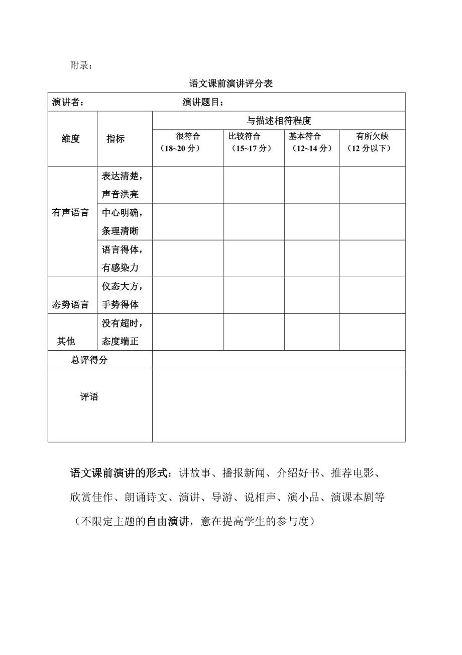 语文人教版九年级上册课前演讲_第2页