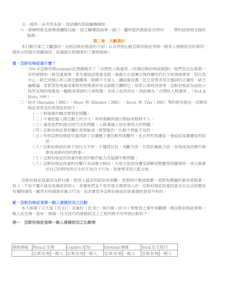 认识亚斯伯格症--提供良好教育安置_第2页