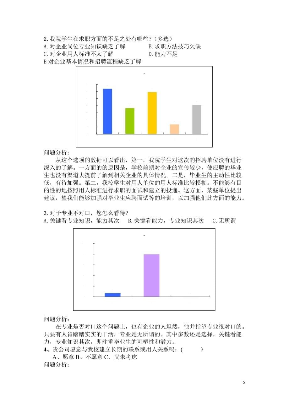 2013届毕业生理工科类专场招聘会总结_第5页