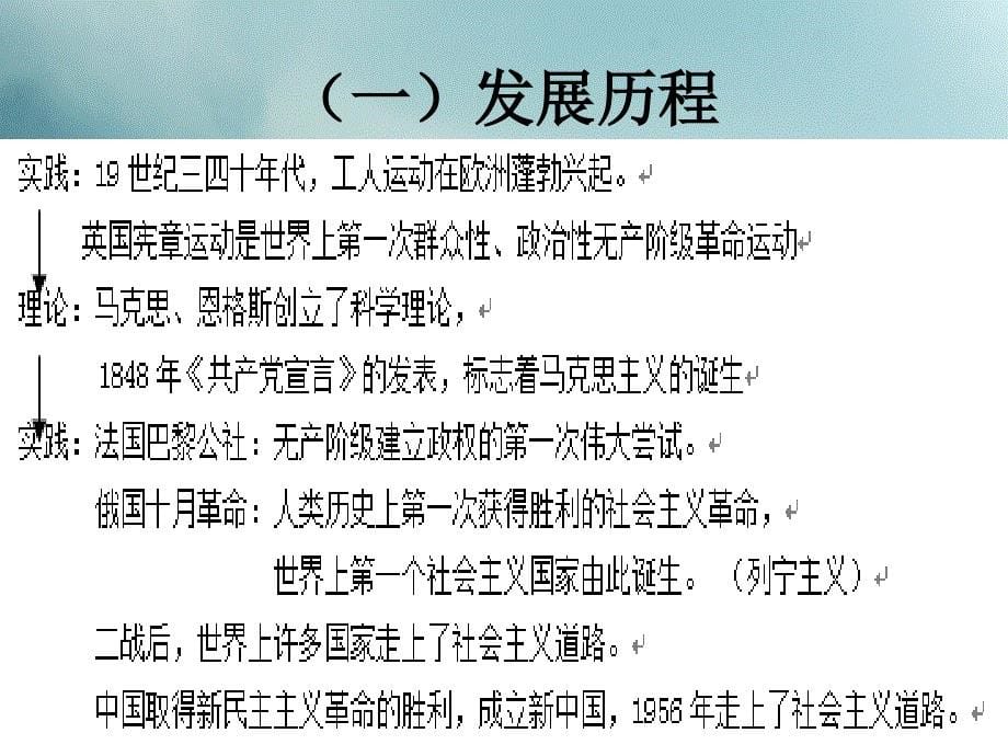 山东省泰安市岱岳区马庄镇2017-2018学年中考历史复习 专题十四 世界史社会主义运动发展课件_第5页