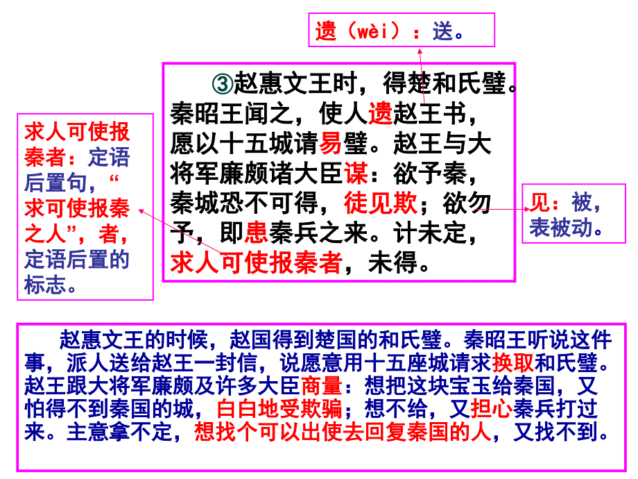 廉颇蔺相如列传之完璧归赵资料_第4页