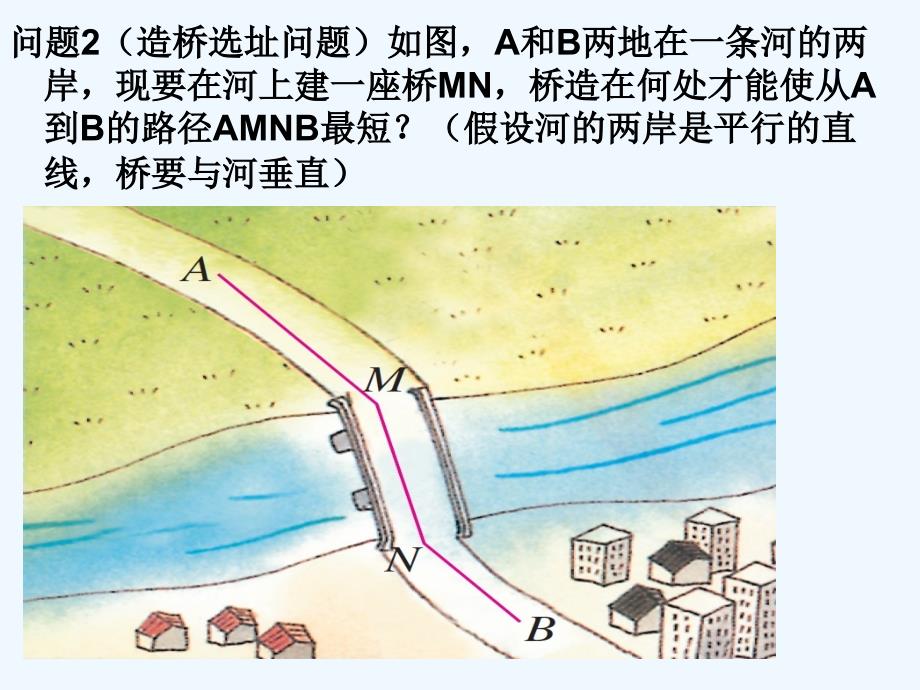 数学人教版八年级上册最短路径问题——造桥选址问题_第3页