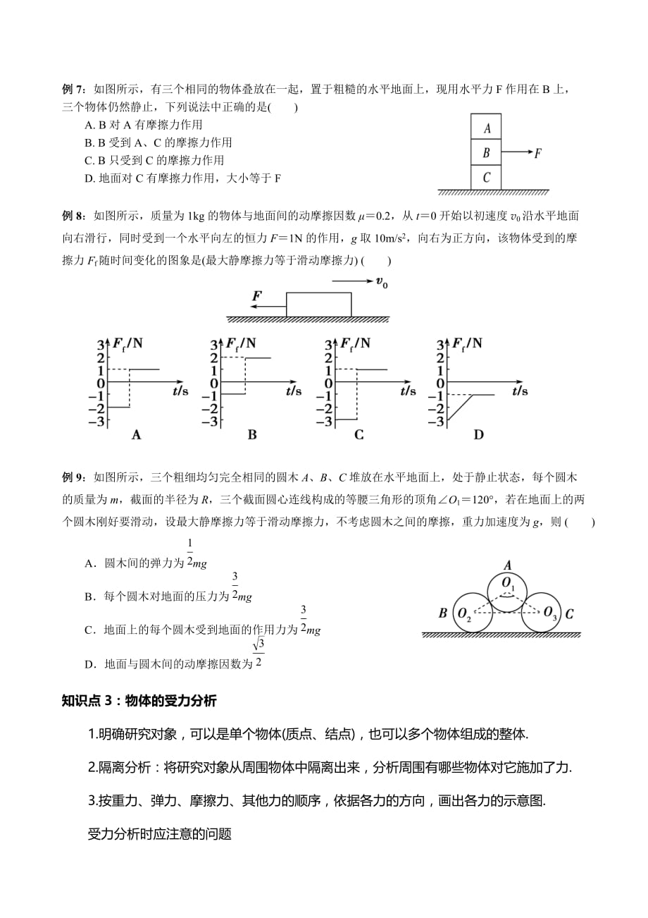 高中物理-静态平衡-受力分析_第4页