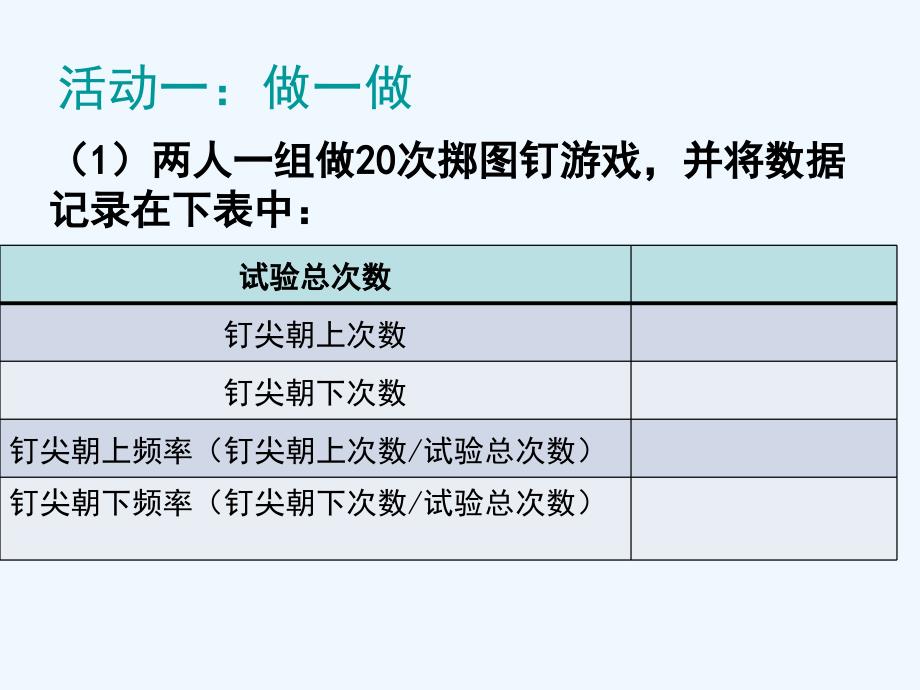 数学北师大版七年级下册6.2频率的稳定性.2频率的稳定性_第3页