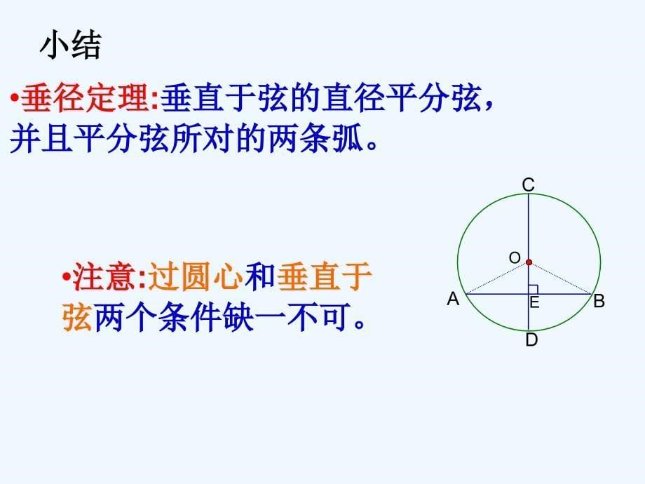 数学人教版九年级上册垂径定理_第5页