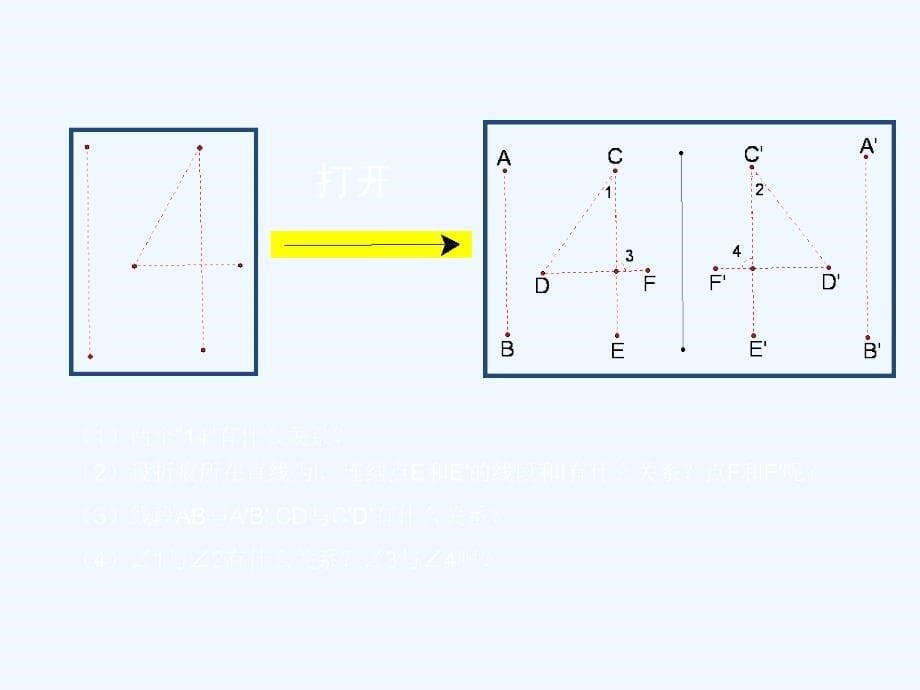 数学北师大版七年级下册第五章 探索轴对称的性质_第5页