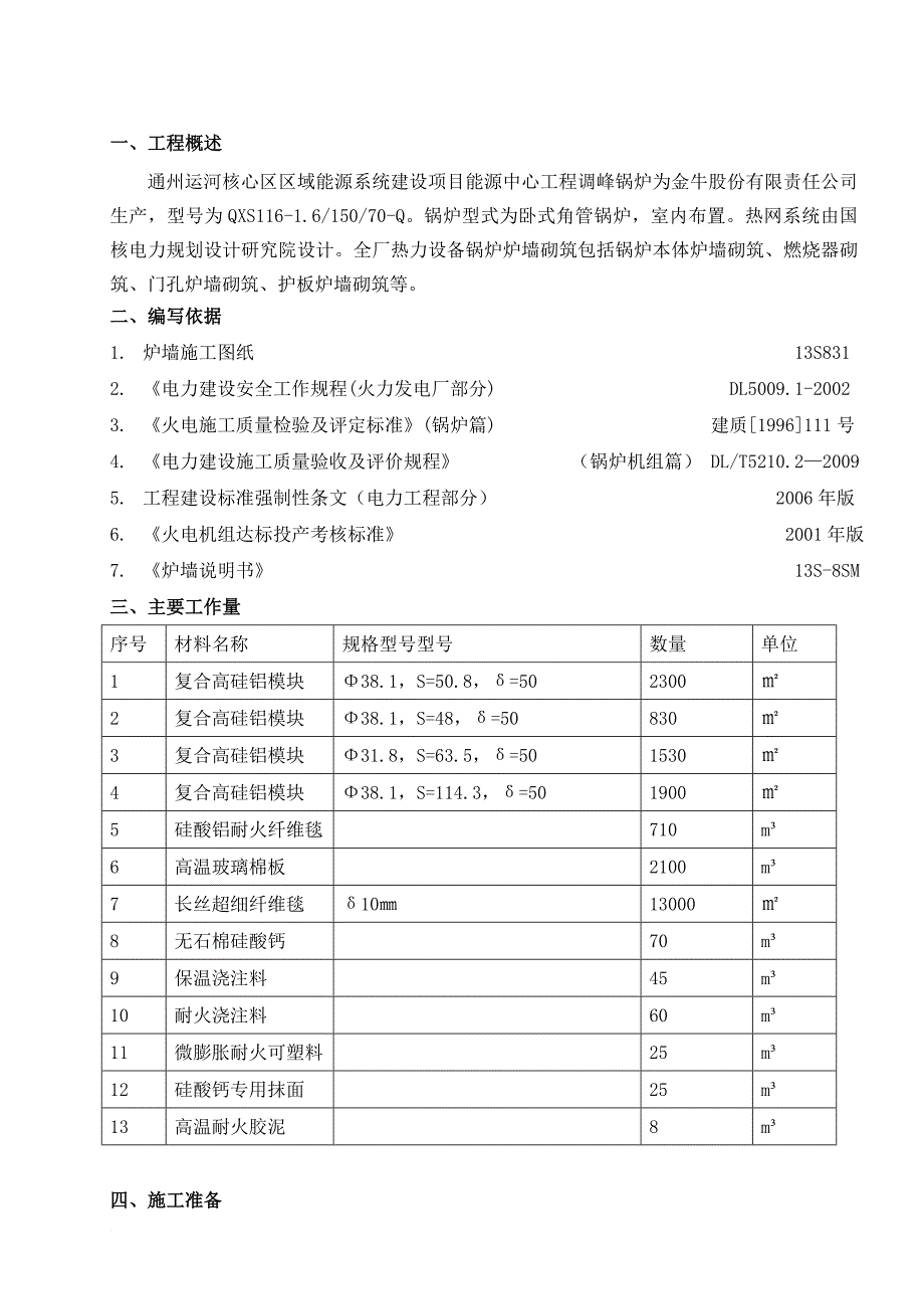 锅炉炉墙砌筑施工方案_第1页